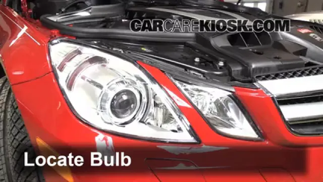 2010 Mercedes-Benz E350 3.5L V6 Coupe (2 Door) Luces Faro delantero (reemplazar foco)